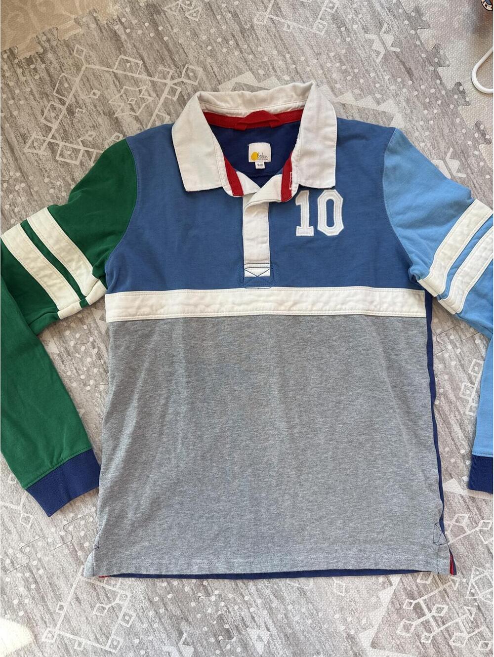 Boden Long Sleeve Rugby Shirt Size Medium